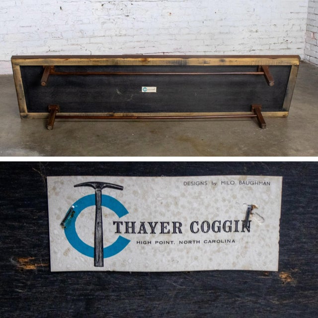 Mid-20th Century MCM Low Walnut Coffee Table or Bench by Milo Baughman for Thayer Coggin For Sale - Image 9 of 18
