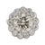 Contemporary Mid 20th Century Chaumet Paris Gia 3.81 Carat Diamond Platinum Cluster Ring, Size 5 For Sale - Image 3 of 6