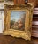 Decorate a wall, study, or intimate powder room with this charming antique pastoral painting created in England circa...