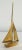 Vintage Mid Century Modern Brass Sailboat For Sale - Image 4 of 6