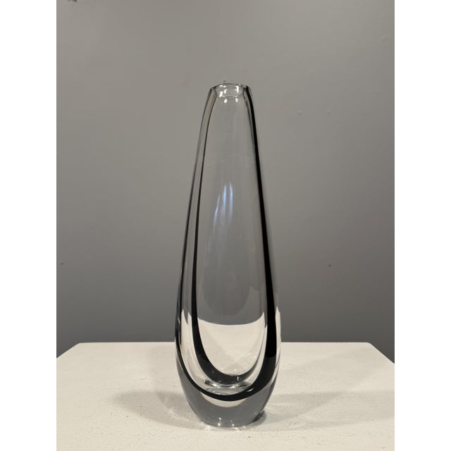 Vintage Swedish Vase by Vicke Lindstrand for Kosta Boda, 1950s For Sale - Image 3 of 6