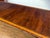 Leighton Hall Furniture Classic Double Scalloped Multi-Banded Mahogany Dining Table by Leighton Hall - Showroom Sample For Sale - Image 4 of 15