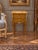 Elegant 19th century French Empire gueridon in mahogany, featuring a substantial marble top with warm ochre veining and...