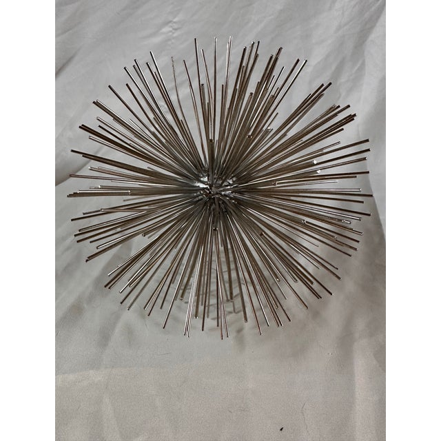Curtis Jere Large Vintage Mid-Century Modern Sea Urchin-Starburst in the Fashion of Curtis Jere For Sale - Image 4 of 8