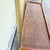 Brown Palm Beach Chic Rattan Cane and Gold Console Table For Sale - Image 8 of 9