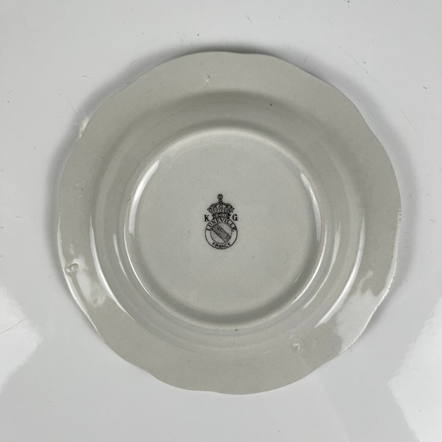 Model Réverbère Ashtray with Rose Pattern from KG Lunéville, 1980s For Sale - Image 4 of 5