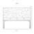 Modern Tiffany Platform Bed King - Natural For Sale - Image 3 of 10