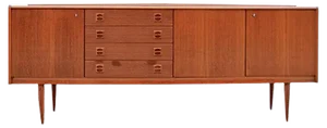 Mid-Century Modern Danish Teak Sideboard, 1960s