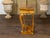 Wood 19th Century Biedermeier Walnut Console Table with Large Volutes, Pilasters and Gilt Accents For Sale - Image 7 of 12