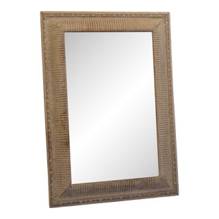 Vintage Reeded Mirror For Sale