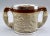 Late 19th Century 19th-C English Traditional Salt Glazed With Silver Collar & Whippet Dog Loving Cup / Vessel For Sale - Image 5 of 9