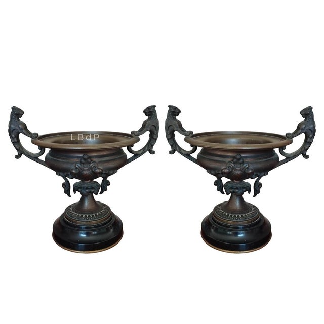 Napoleon III Bronze Cassolettes, 19th Century, Set of 2 For Sale - Image 16 of 16