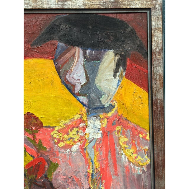 Gösta Lewin, Matador, 1969, Oil Painting on Canvas, Framed For Sale - Image 12 of 18