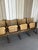 Brown Vintage Four Row Cinema Armchairs in Bentwood and Patinated Tubular Steel, 1940s For Sale - Image 8 of 9