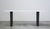Handcrafted White Lacquered Brushed Fir Table with Iron Legs For Sale - Image 4 of 8