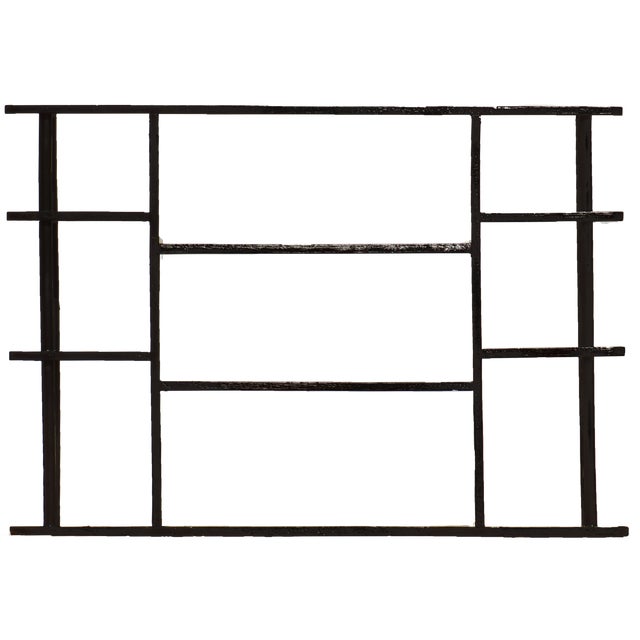 Custom, artisan made, midcentury wall shelf perfect for display. This handsome piece definitely gives a Mondrian-style...