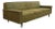 Vintage Mid Century Modern Greenish Brown Tufted 82" Sofa Couch W/ Walnut Legs For Sale