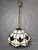 Stained Glass Pendant Lamp with Leaf Motif, 1970s For Sale - Image 10 of 10