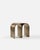 Contemporary gold arch stool with brass finish by pietro franceschini. Dimensions: w 54 x l 31.5 x h 43 cm. Materials:...