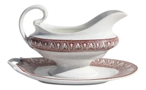19th Century Portuguese Transferware Sauce or Gravy Boat