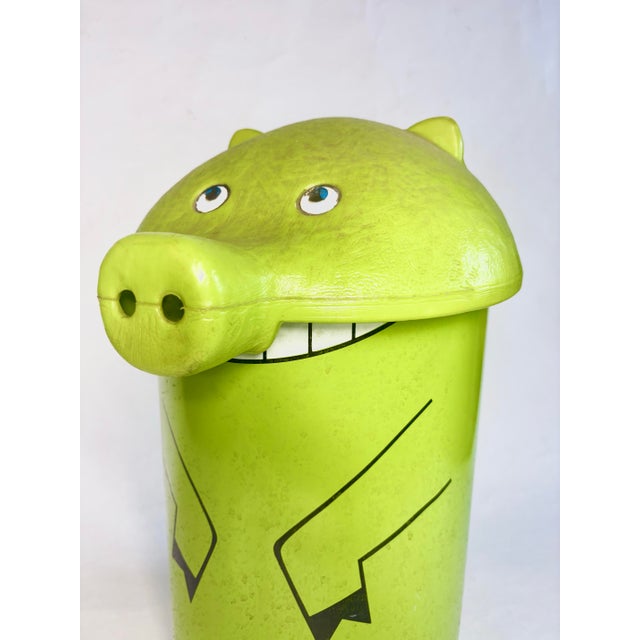 Mid 20th Century Quirky Custom Pig Trash Can For Sale - Image 4 of 9