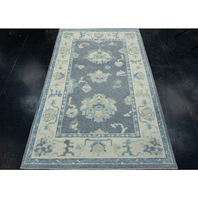 Turkish Oushak Rug 3'10" x 6'1" #17012 Explore a curated collection of hallway runners, wool rugs, and handmade...