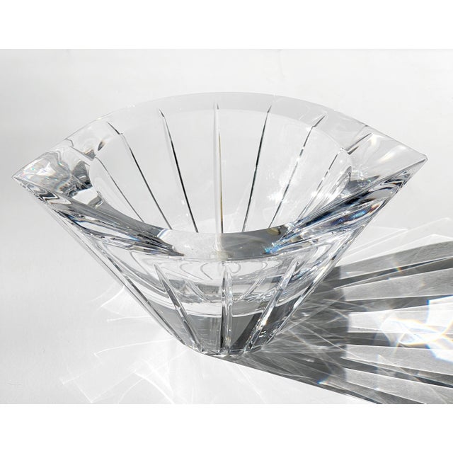 Jan Johansson Marin Heavy 2.4 Lb Crystal 6.5" Bowl Orrefors Sweden For Sale In Houston - Image 6 of 6