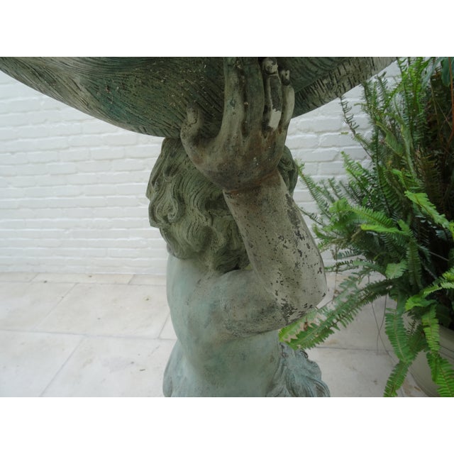 Vintage Bronze Italian Fountain For Sale - Image 10 of 12