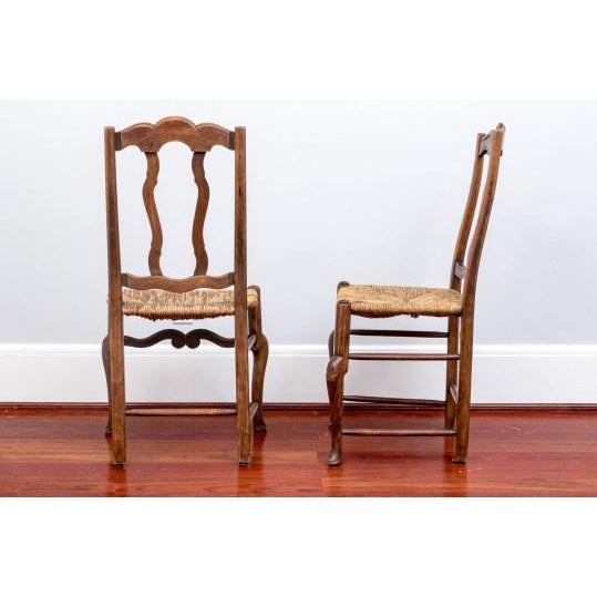 French Dining Chairs Louis XV Rococo Vintage French 1950 - Set of 6 For Sale - Image 3 of 9