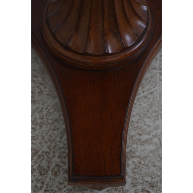 Pair of Ethan Allen Townhouse Pedestal Tables For Sale - Image 10 of 15