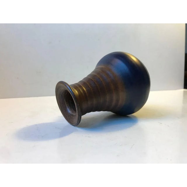 Mid-Century Modern Mid-Century Danish Ceramic Vase by Grethe & Jorgen Dudahl Lassons, 1970s For Sale - Image 3 of 7