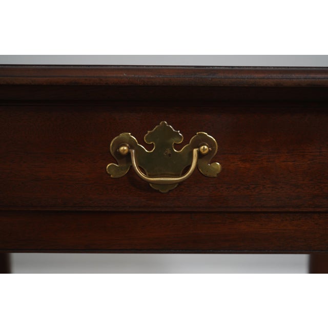 Ball & Claw Feet Custom Mahogany Lamp Table For Sale - Image 12 of 16