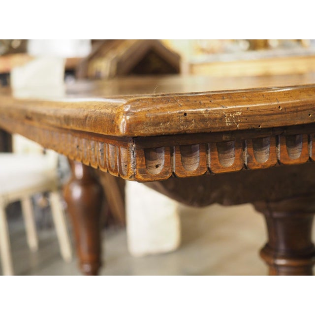 Antique Italian Walnut Console Table, Circa 1850 For Sale - Image 11 of 18