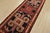 An authentic vintage tribal Ardabil runner hand-knotted with fine wool and natural dyes. This nomadic oriental rug...