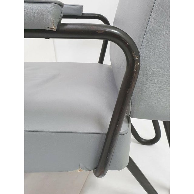 Vintage Armchair by Jacques Hitier for Tubauto, 1950s For Sale - Image 10 of 13
