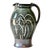 Hand Thrown Pitcher With Swirl Decoration For Sale