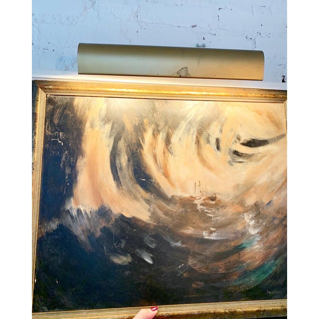 Abstract “Stormy Seas” Oil Painting by David Harris For Sale - Image 4 of 9