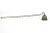 Vintage Etched Brass Candle Snuffer, Twisted Handle For Sale - Image 6 of 8