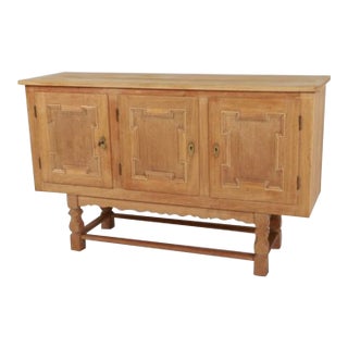 Danish Oak Sideboard C. 1970's in the Style of Henning Kjaernulf For Sale