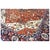 Vintage Persian Heriz 10x13 Red, Navy, & Ivory Handmade Area Rug #9901667 For Sale - Image 9 of 13