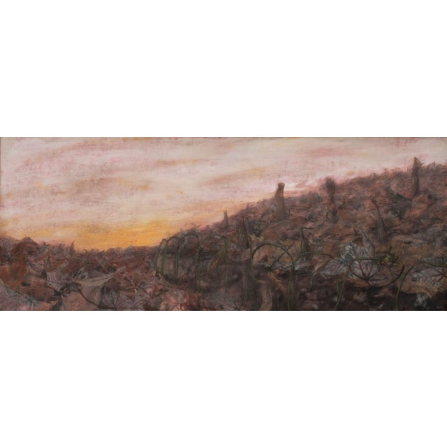 Charles Blum (American, 1925-1998), Autumn Fallen Leaves Landscape Scene, Oil on Board, 1959, signed and dated lower...