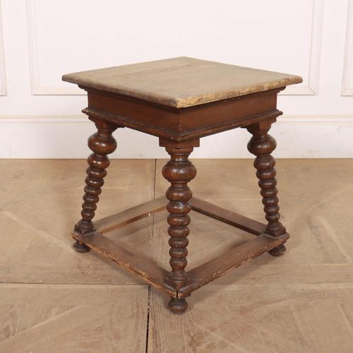Austrian Pine Lamp Table, 1890s For Sale - Image 4 of 7