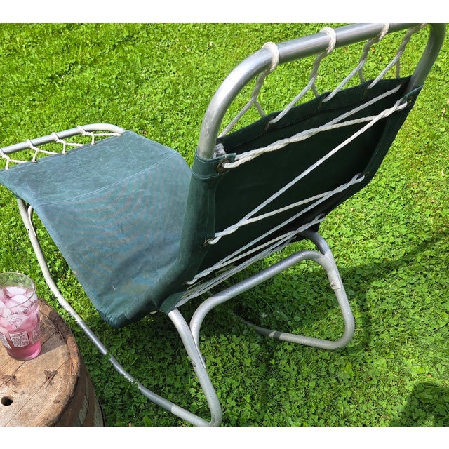 Designer: Edgar Bartolucci Manufacturer: Barwa Associates Circa: US, 1950's Dimensions: 51"L | 20"W | 41"H | 11" Seat...