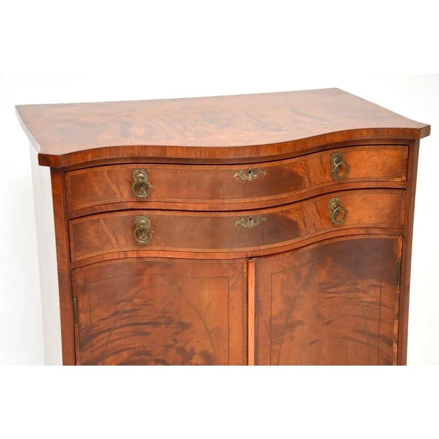 Antique Edwardian Inlaid Satinwood Cabinet, 1900s For Sale - Image 9 of 12