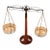 Early 20th Century Glass Apothecary Balance Scale For Sale