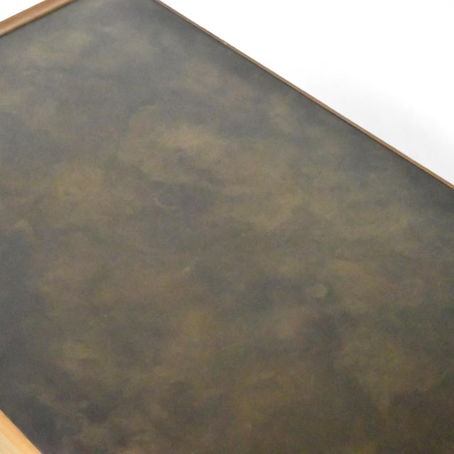 Folke Ohlsson Coffee Table with Bronze Top by DUX For Sale - Image 9 of 11