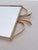 Mid-Century Italian Wall Mirror with Brass Frame and Decor, 1970s For Sale - Image 14 of 17