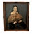 Wood Vintage Argentinian Lady With a Fan Painting Signed V. E. R., Framed For Sale - Image 7 of 7