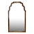 Hooker Transitional Burl Wood Arched Archived Wall Mirror For Sale
