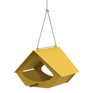 Beekman Bird Feeder in Yellow For Sale